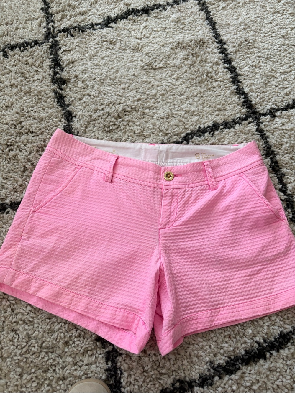 Lilly Pulitzer Callahan short pink size 8